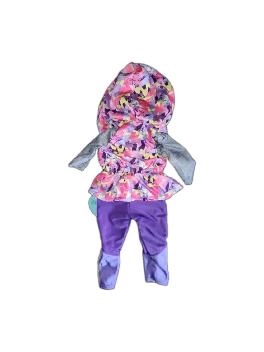 My Life As Doll Clothes Outfit Purple Hoodie Vest Leggings 18